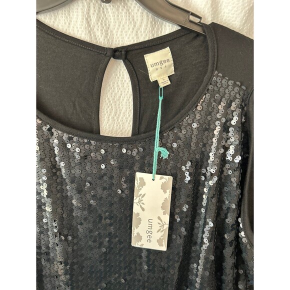 Anthropologie UMGEE Mini Dress Womens size Large sequin dress - Picture 4 of 6